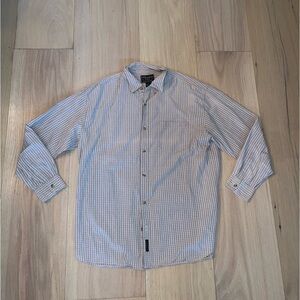 U.S. Expedition Long Sleeve Striped Button Down Size XL